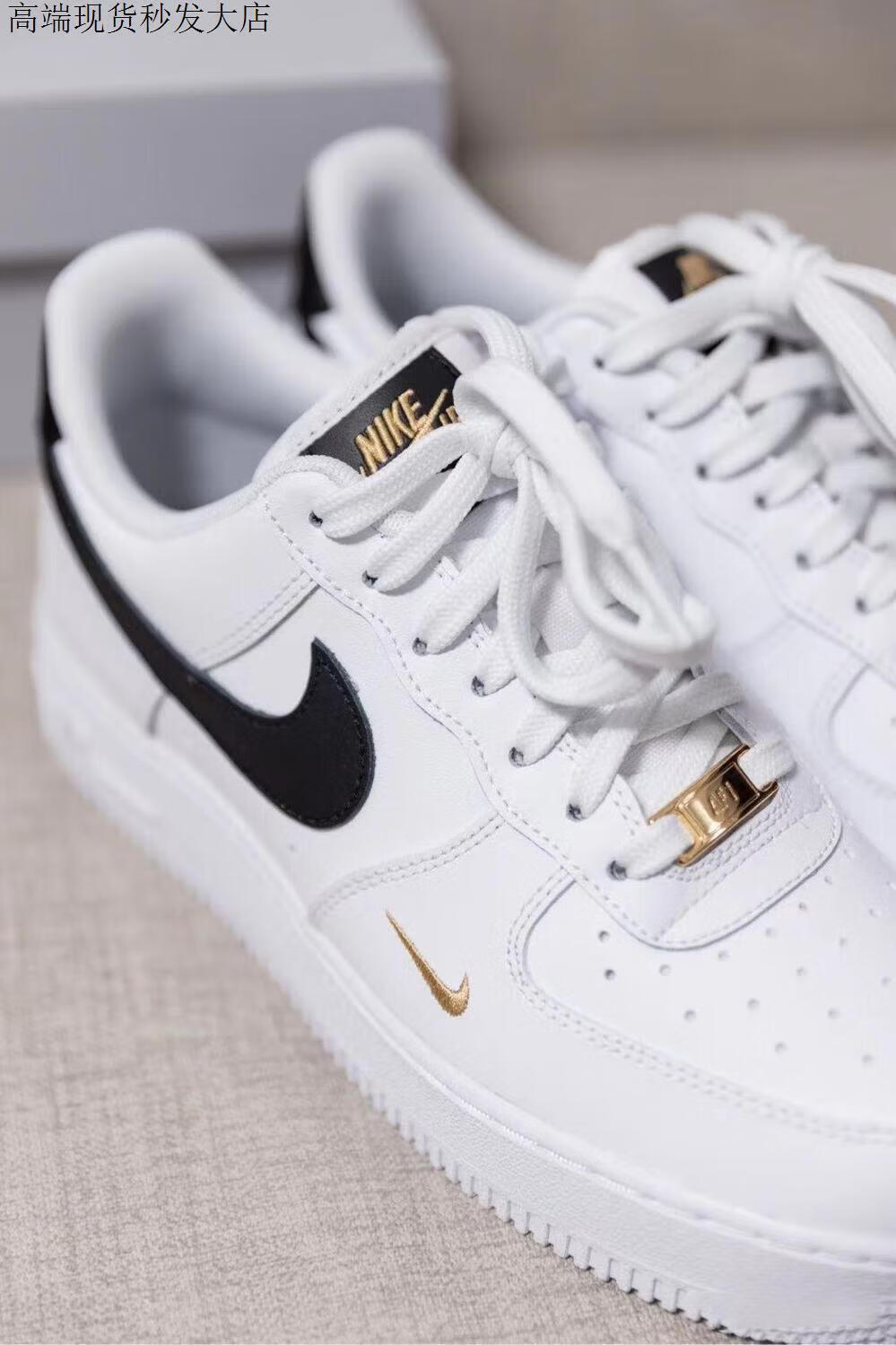 af1空军一号泫雅四钩小白鞋小金钩经典款低帮板鞋男女情侣运动鞋 空军