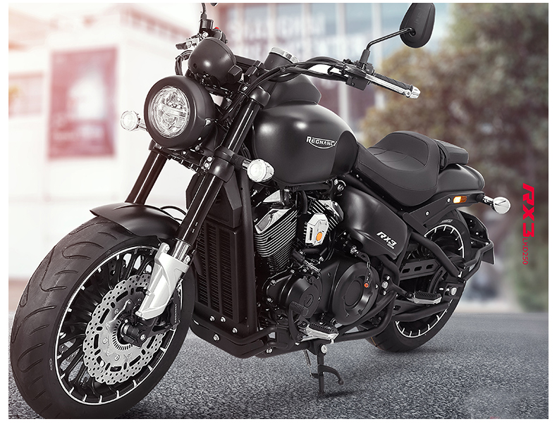 机车义骑v8雷卡迪rx3巡航太子复古摩托车v型双缸250cc整车可上牌雷克