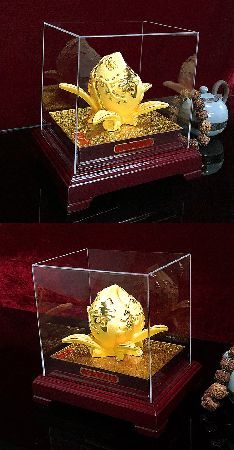 送给长辈的生日祝寿过寿客厅实用礼品家用创意大气时尚乔迁单桃小号