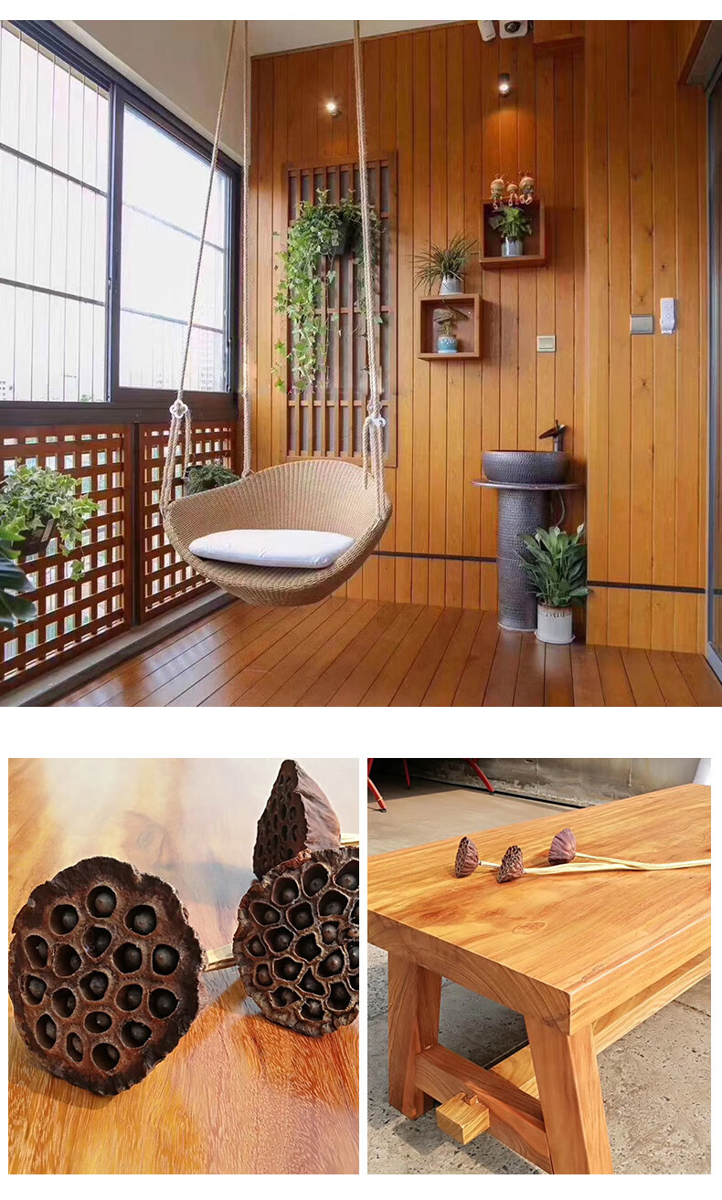 『好物推荐』防腐木油漆木蜡油实木胡桃透明色清漆防水耐候户外水性木