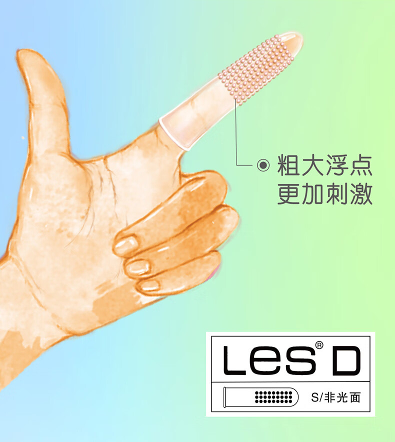insex 手指套les 倍力乐情趣套拉拉颗粒女同性专用品男士手用戴 les