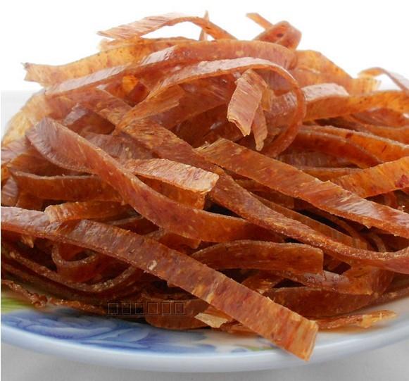 浏阳土特产 小吃有 嚼劲 酸枣条 酸辣条 酸枣丝散称即食零食500克