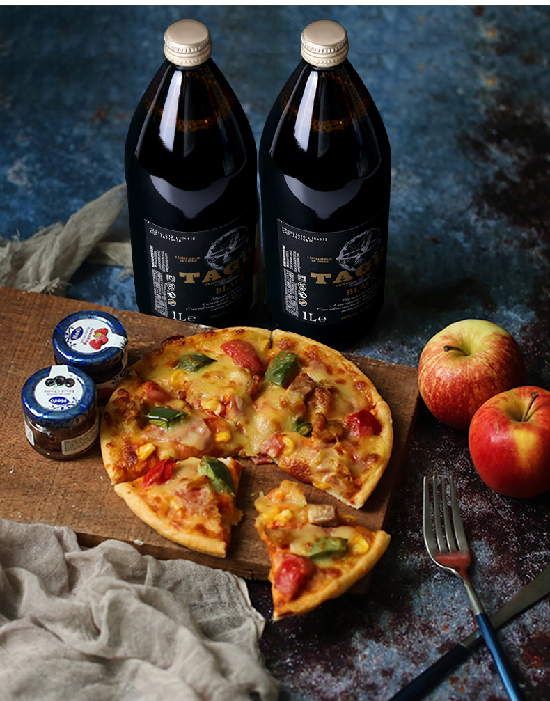 进口泰谷/tagus啤酒1l*6瓶装西班牙原装原瓶黑啤整箱 泰谷黑啤(1l*6瓶