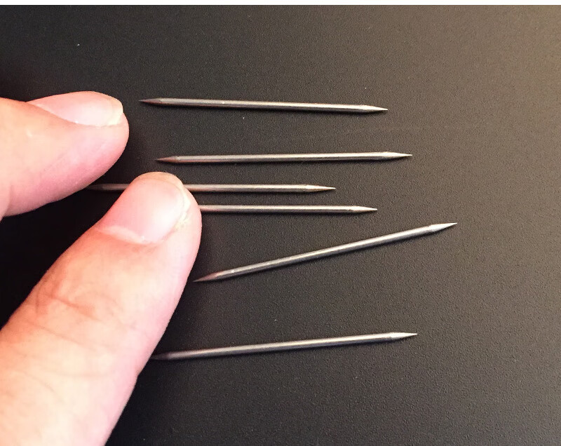 甲鱼针双尖直钩憋针不锈钢防锈甲鱼钩两头尖双尖针甲鱼老鳖王八地插10