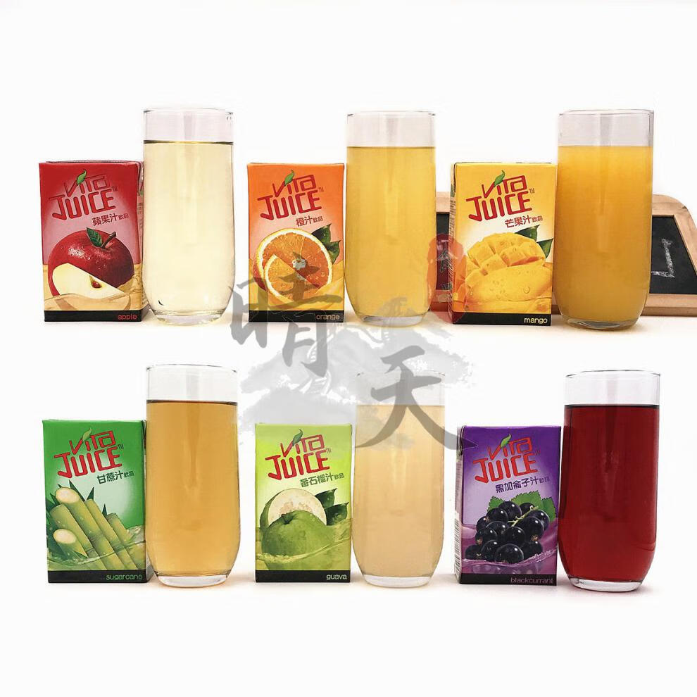 vita 港版维他果汁 250ml*6盒 香港进口番石榴黑加仑苹果芒果汁 番