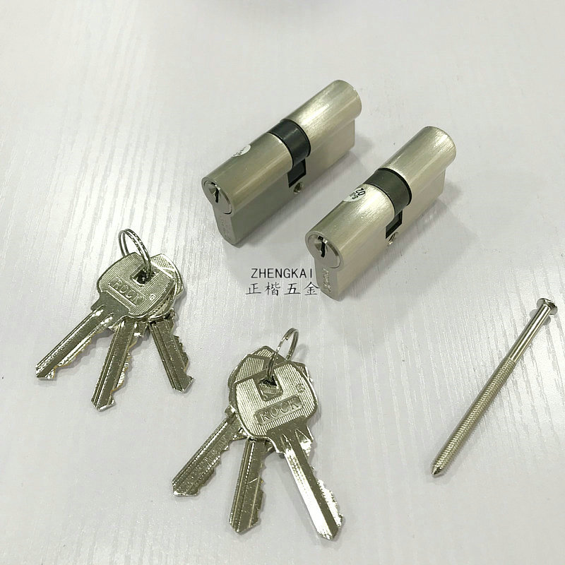 rock锁芯 安恒防火门锁芯 安恒通75c单开80c锁芯65a双开70a锁芯 大75