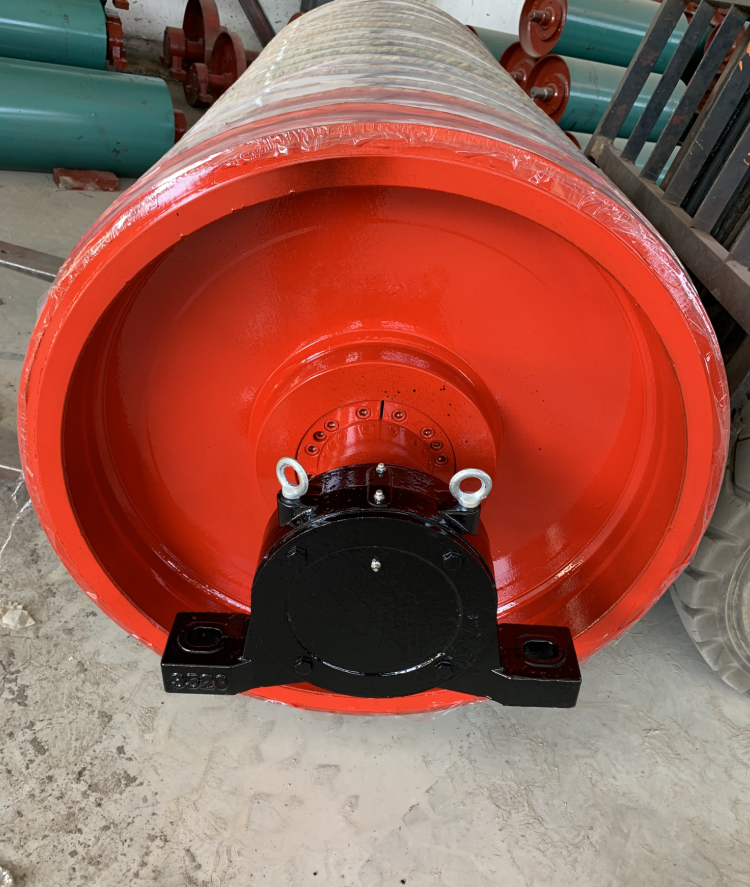 『好物推荐』输送带主动包胶滚筒输送机配件滚轮传送皮带改向传动电动