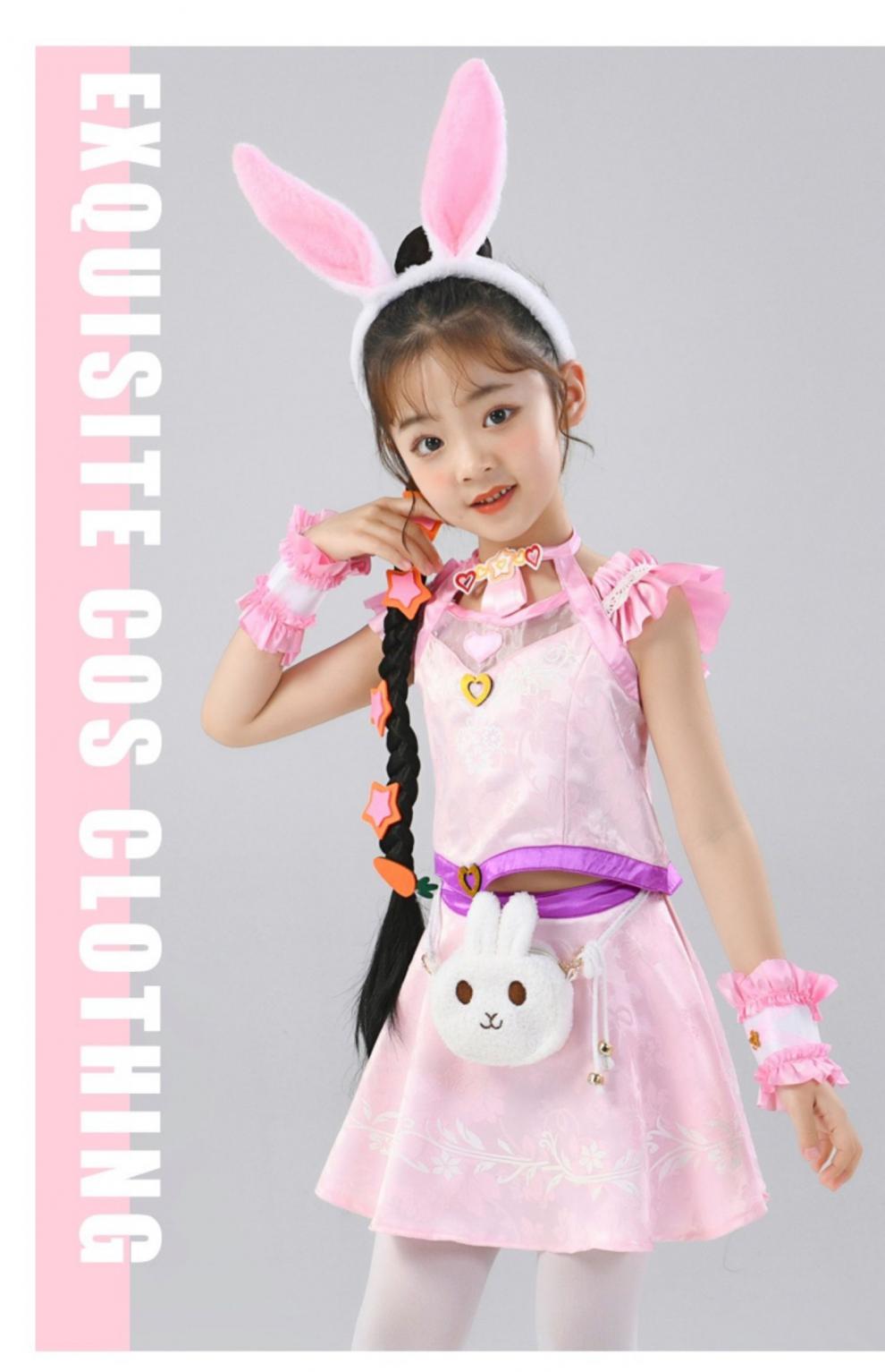 斗罗大陆小舞cos斗罗大陆小舞儿童版衣服女童公主裙生日礼物套装cos