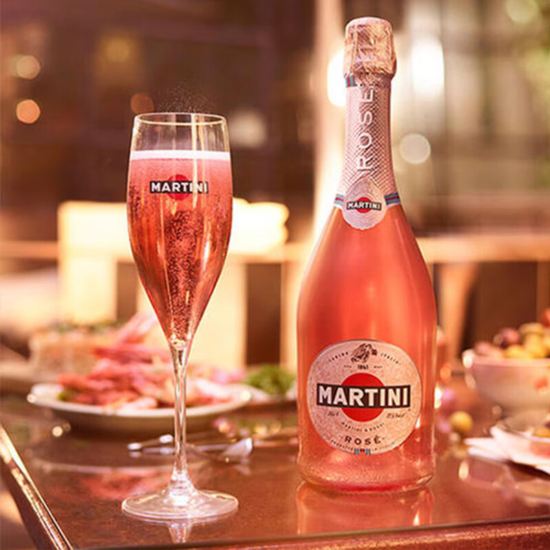 意大利马天尼粉红/清爽型气泡酒/甜起泡酒martinia新闺蜜时代同款