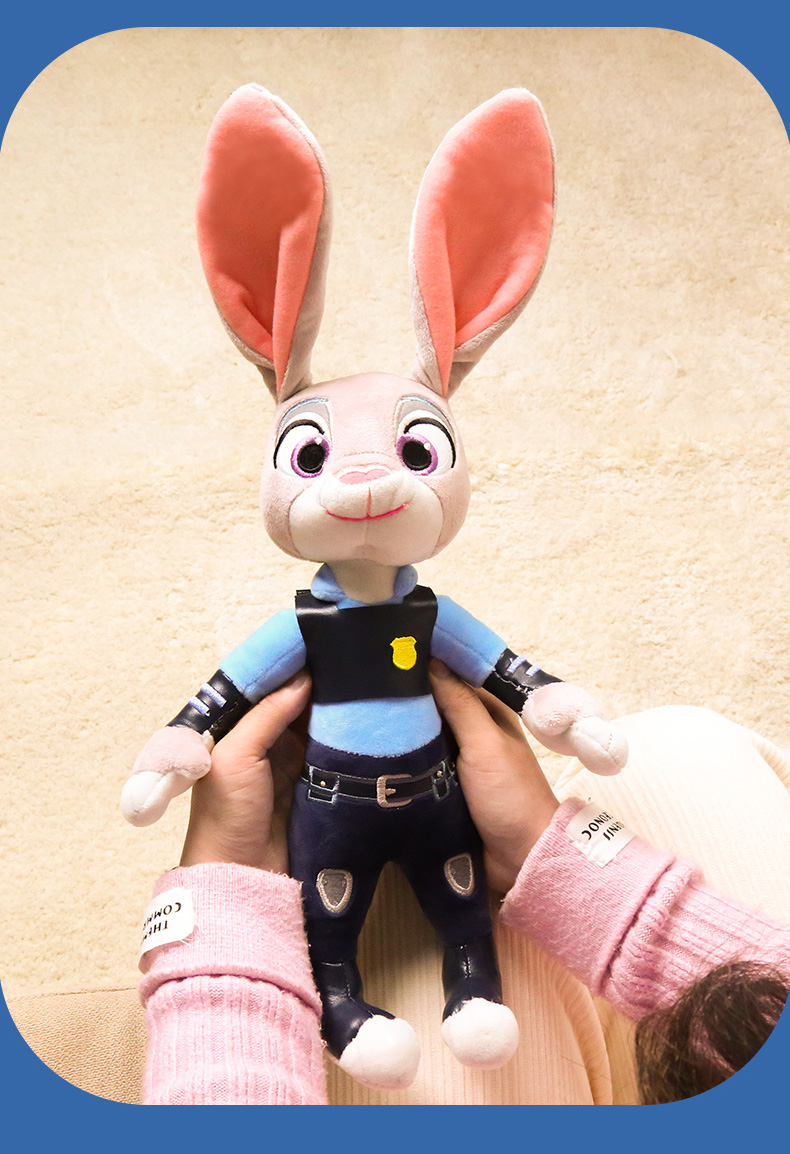 迪士尼(disney)疯狂动物城公仔朱迪兔狐尼克毛绒玩具儿童生日礼物七夕