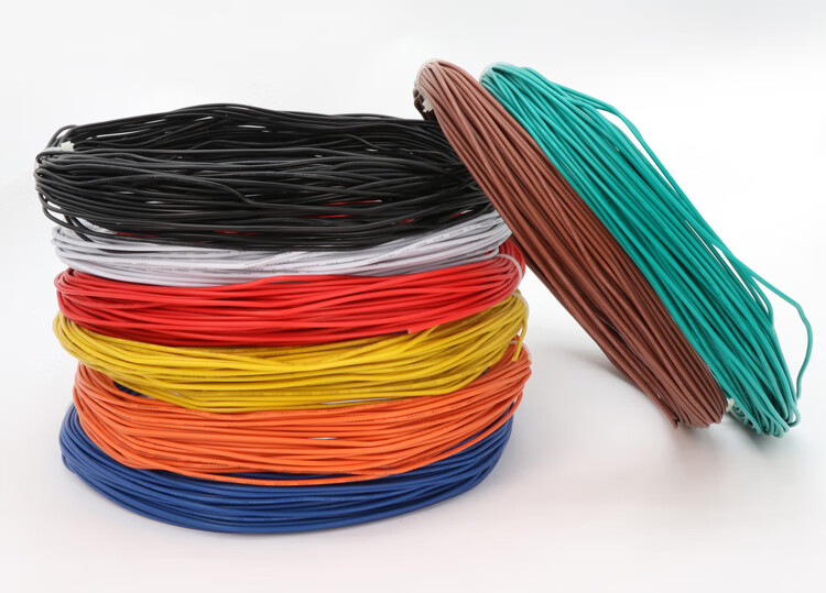 柒悦栖ul1007单支线20awg 信号线单芯电子线单股单芯镀锡铜线1米 棕色