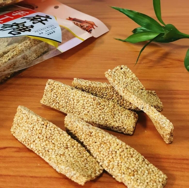 老式8090后小时候好吃的零食网红 手工麻糖散装黑芝麻整箱5斤【图片