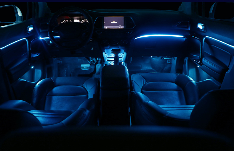 适用于适用于广汽传祺gs4氛围灯64色气氛灯车内改装内饰脚窝灯 gs4