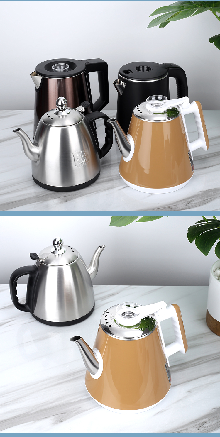 勉茂 美菱茶吧机水壶 茶吧机上水器烧水壶免开盖304不锈钢金正美菱