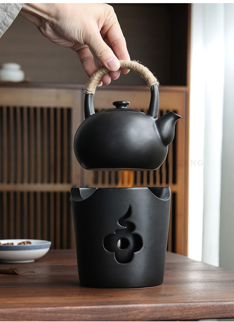 荣冠炭炉煮茶炉酒精炉家用户外烧茶陶瓷煮茶器温酒炉煮酒炉炭火温茶炉