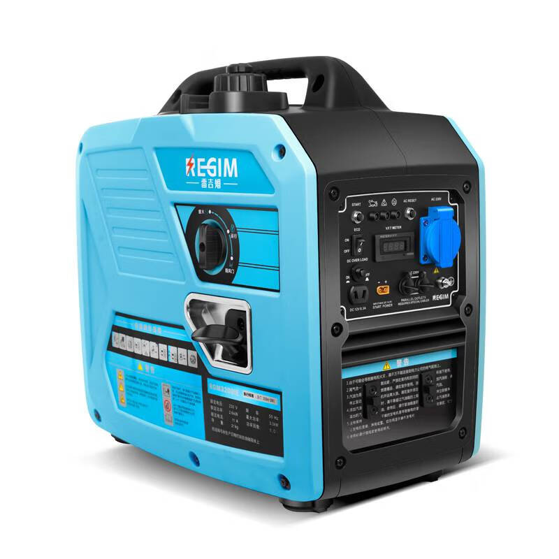 车载驻车单相小型3千瓦220v应急房车 1kw变频发电机(手起动)【图片