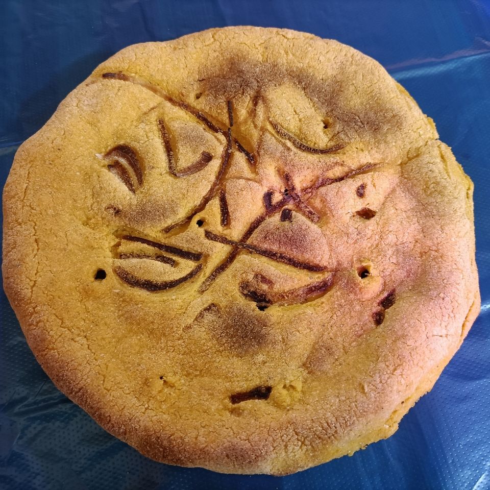 新疆和田特产美食玉米面/包谷面馕zaghra扎格尔传统馕饼真空包装 夹