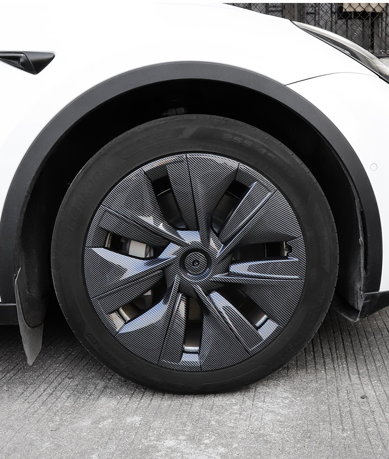 酷网(cool)适用于特斯拉modely轮毂盖装饰保护罩19寸轮胎轮毂帽汽车