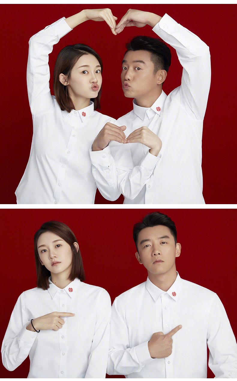 情侣装衬衣男女白色创意证件照衣服衬衫领证登记情侣装夏装【易穿搭】