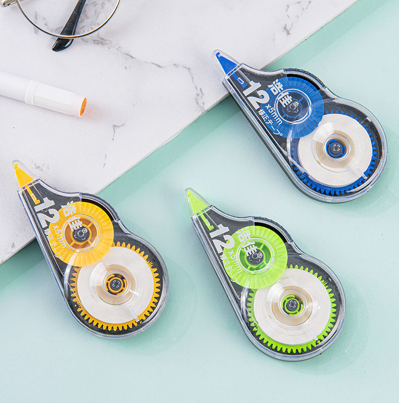 修正带大容量涂改带小学生改正带初中学生用可爱实惠装文具批发彩色大