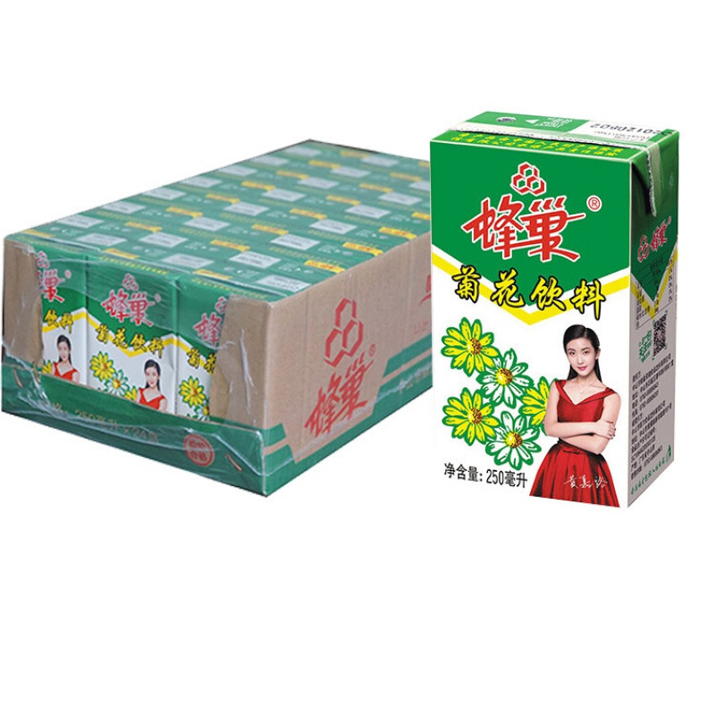 蜂巢冬瓜茶植物凉茶整箱250ml24盒菊花茶饮料盒装整箱冬瓜汁蜂巢菊花