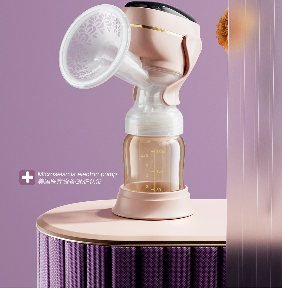 贝亲吸奶器电动双边贝亲大嘴鸭电动吸奶器挤奶器母乳全自动手动一体式