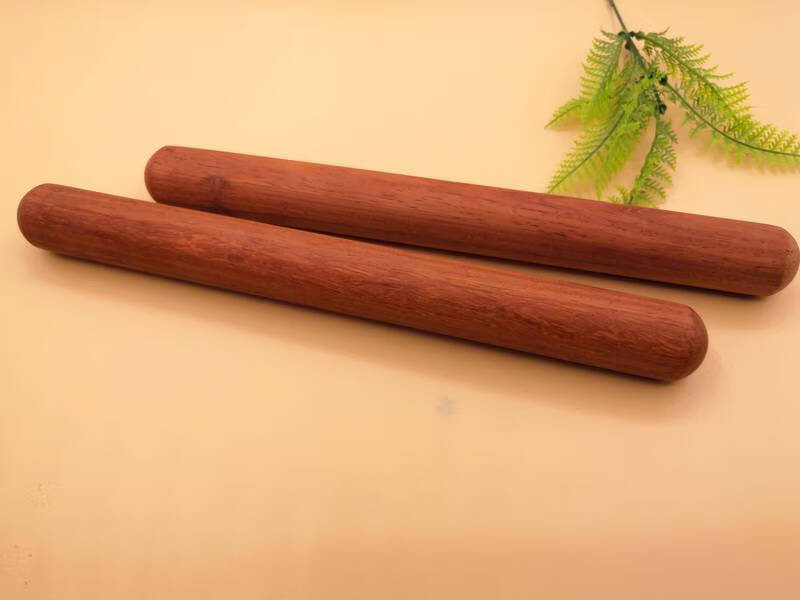 龙舟敲鼓棍实木两头圆鼓棍龙舟鼓红花梨木大红鼓架子小鼓棒敲桌杆舞蹈