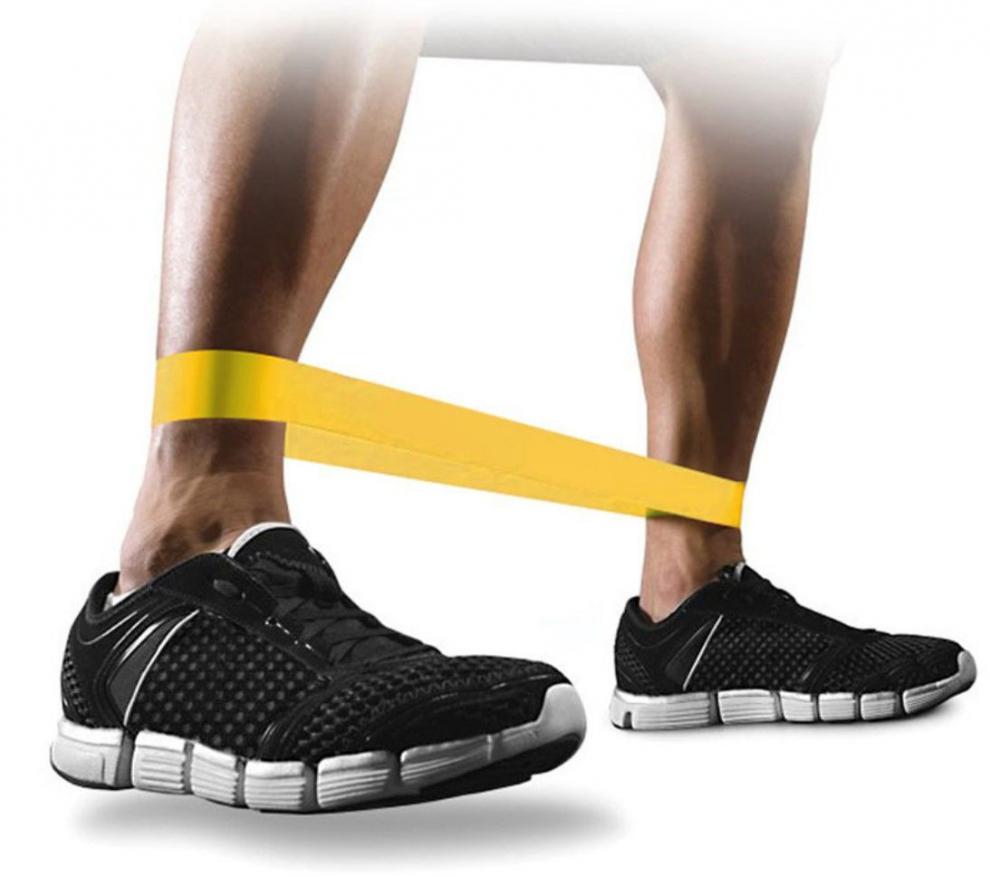 健身皮筋弹力带迷你弹力圈健身训练阻力带男女力量环形扁皮筋瑜伽拉力