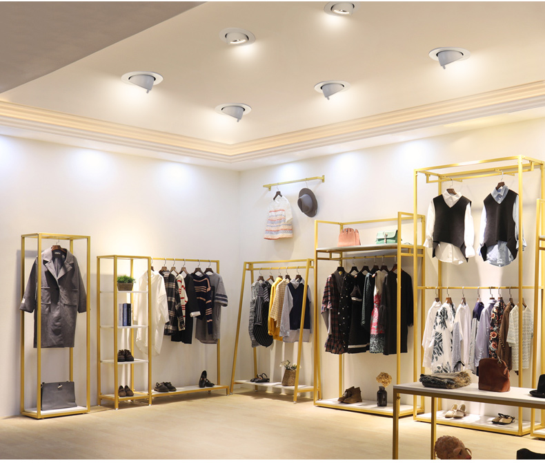 凯迪拉曼射灯led嵌入式cob天花灯象鼻灯客厅背景墙筒灯单灯服装店聚光