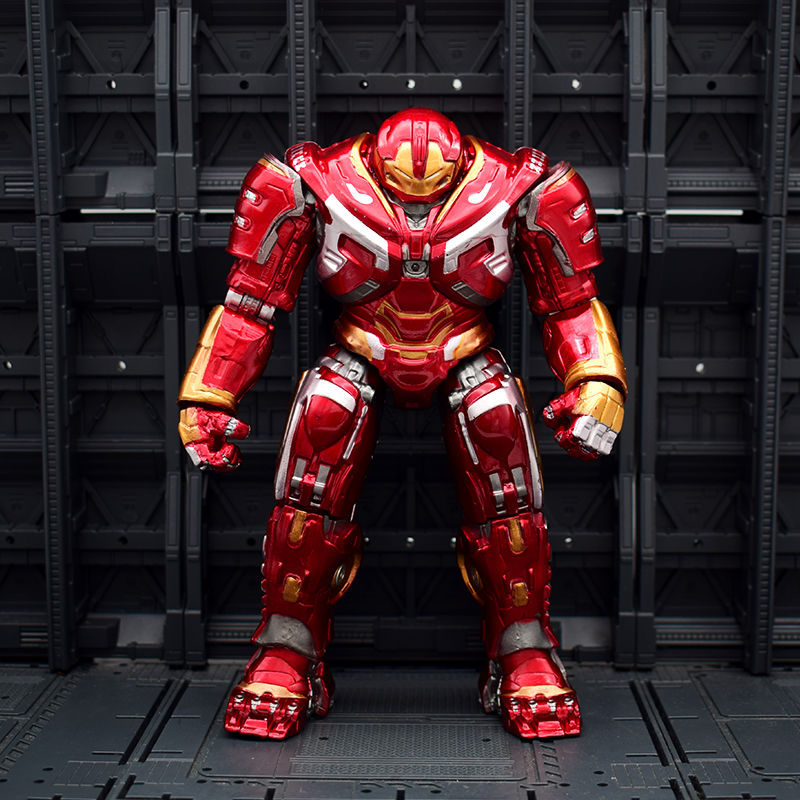 漫威 复仇者联盟4反浩克装甲可动钢铁侠机甲模型摆件儿童礼物儿童玩具