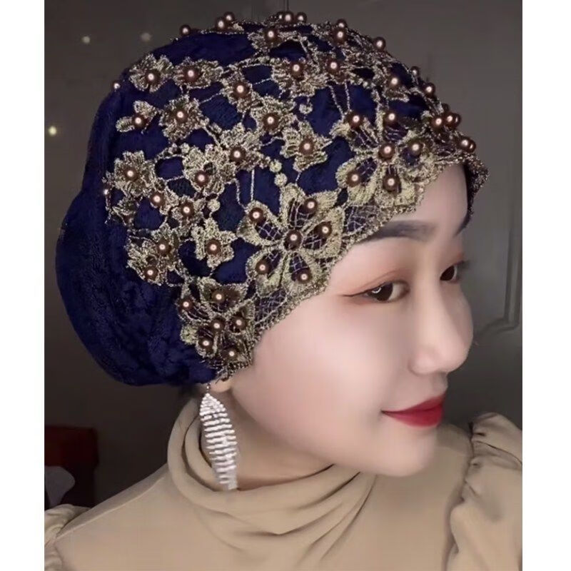 头纱巾穆斯春夏秋帽子回族包头巾妈妈款盖头巾方便款纱巾盖包头套冬女