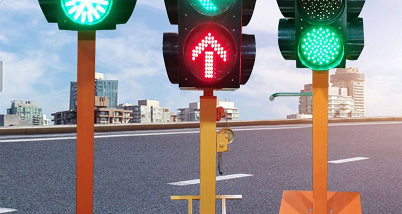 交通信号灯红绿灯移动红绿灯信号灯太阳能红绿灯临时驾校道路施工 300