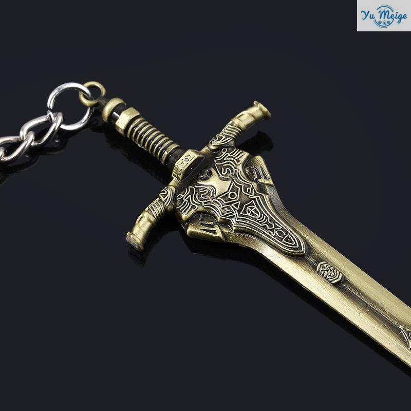 新款黑暗之魂斯摩大锤金属摆件钥匙扣游戏周边吊饰原建模制作黄色 血