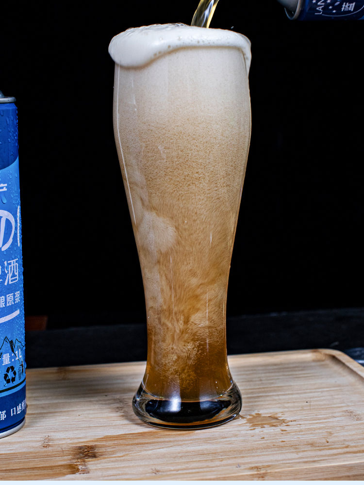 崂山啤酒 蓝狄精酿原浆啤酒青岛特产德式白啤崂山水灌装1000ml 1罐装