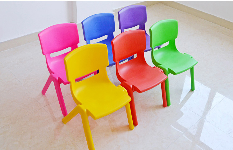 小孩靠背塑胶凳子幼儿园椅子加厚塑料靠背椅宝宝桌椅小孩子凳子家用