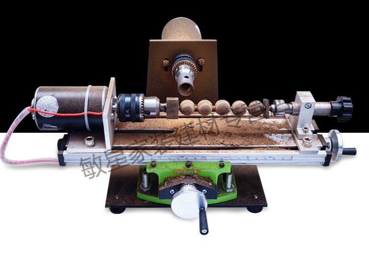 微型佛珠机迷你圆珠车珠子机器定制家用佛珠车床diy木珠木工工具主机