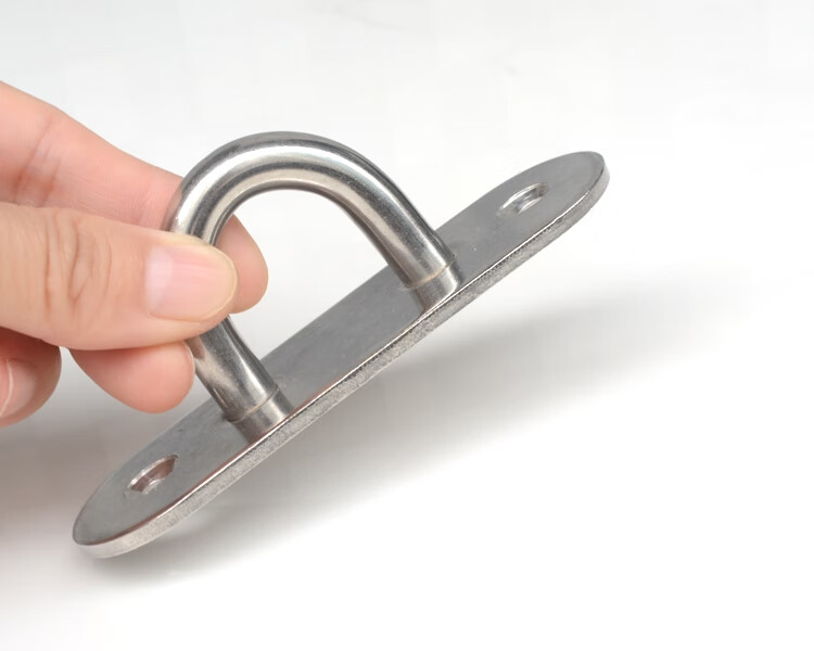 加厚不锈钢 风扇挂钩吊扇钩 吊沙包钩 墙壁u型 吊灯吊顶挂钩 圆形底座