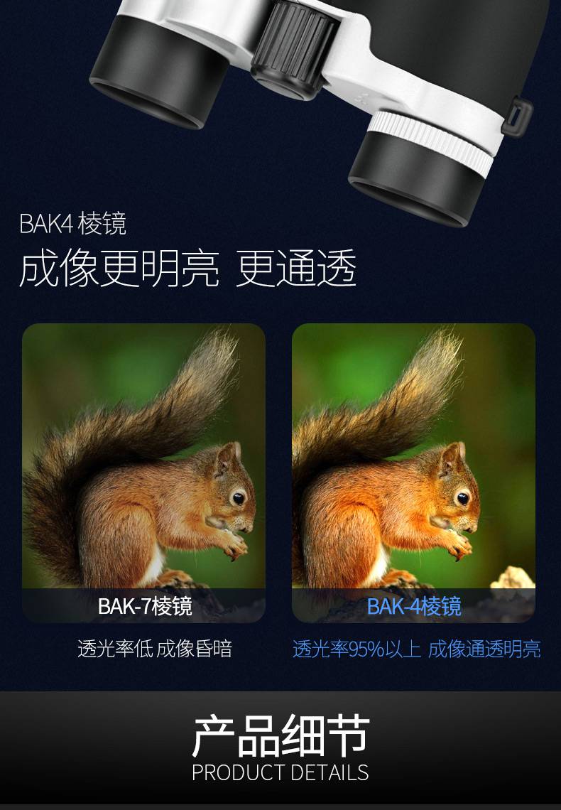 小型迷你望远镜 小型便携双筒望远镜高倍高清夜视户外专业级演唱会