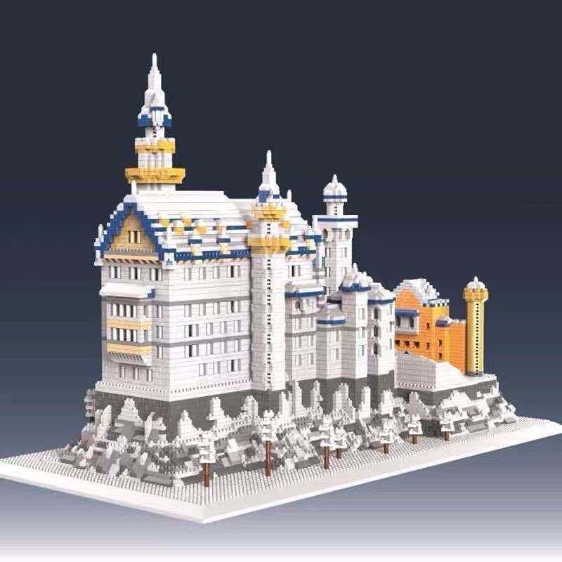 乐高lego旗舰高难度微颗粒泰姬陵天鹅湖城堡成人建筑模型拼装积木玩具