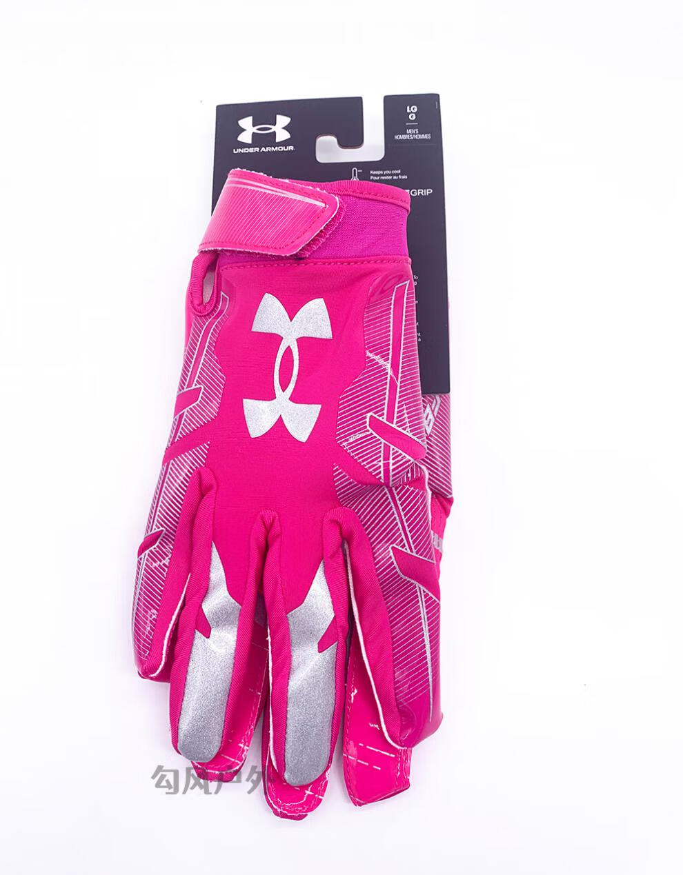 f8橄榄球手套成人外接手套儿童飞盘手套橄榄球装备 白色 现货 s【图片