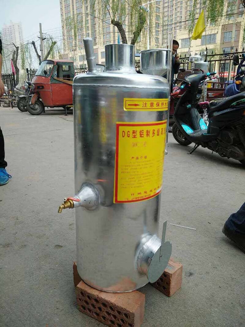 燃煤烧柴工地工厂家用小锅炉茶水炉子洗浴喝水烧水炉特制加厚500kgh