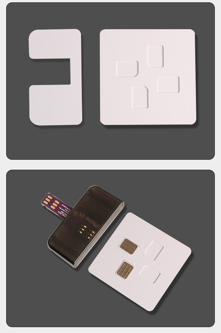 品怡minisim卡插大卡器u型板四合一卡板复原卡套还原卡套nano转大卡板