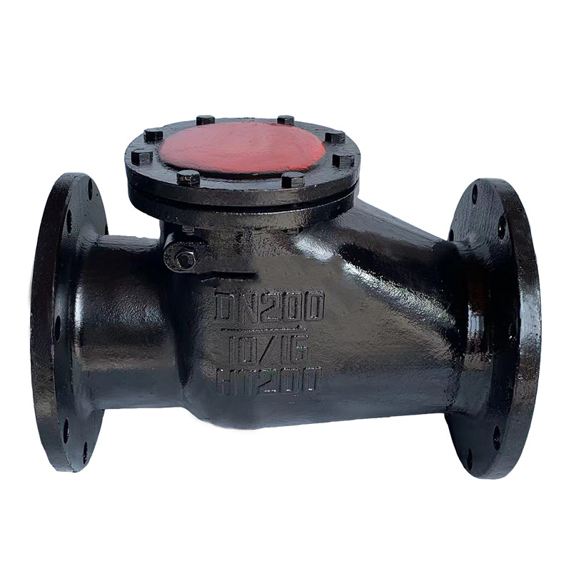 h44t-16旋启式止回阀 铸铁铜芯法兰止回阀dn40 50 80 100 150 200定制
