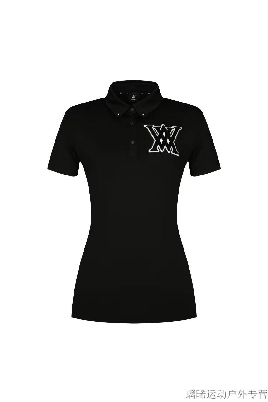 韩国anew高尔夫短袖韩国anew高尔夫服装上衣男女情侣夏季韩版弹力运动