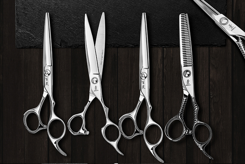 剪刀美发剪发型师专用套装5寸7寸牙剪一套打薄家用理发店剪子 【工厂