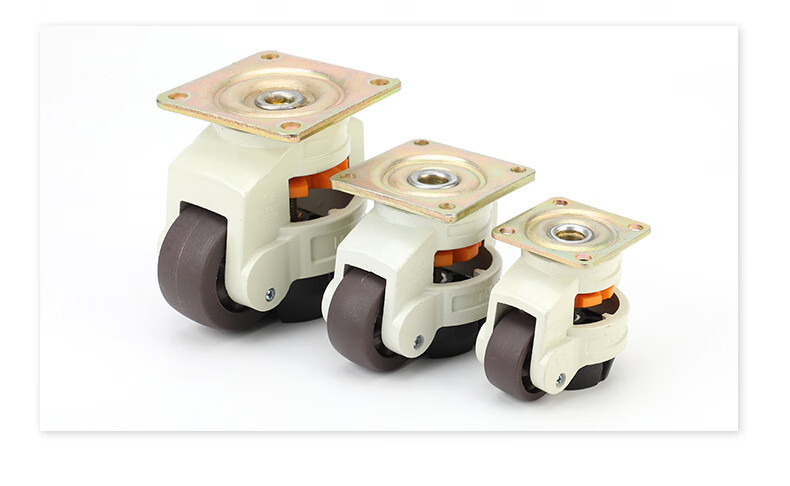 脚轮40f60f80f100s带支撑脚杯1203寸万向轮 100f黑色【图片 价格 品牌