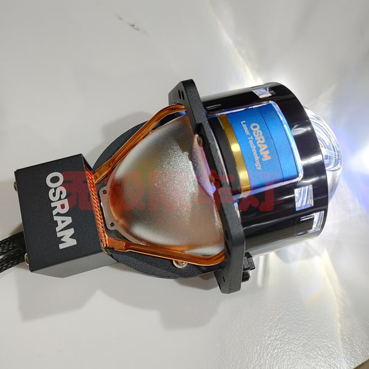 重庆改车灯德国欧司朗led cbi直射矩阵激光双光透镜大灯升级改装 工时