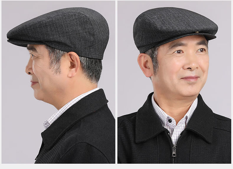 老头帽子春秋天中老年人帽子男士春季老年薄款爸爸布帽老人老头爷爷