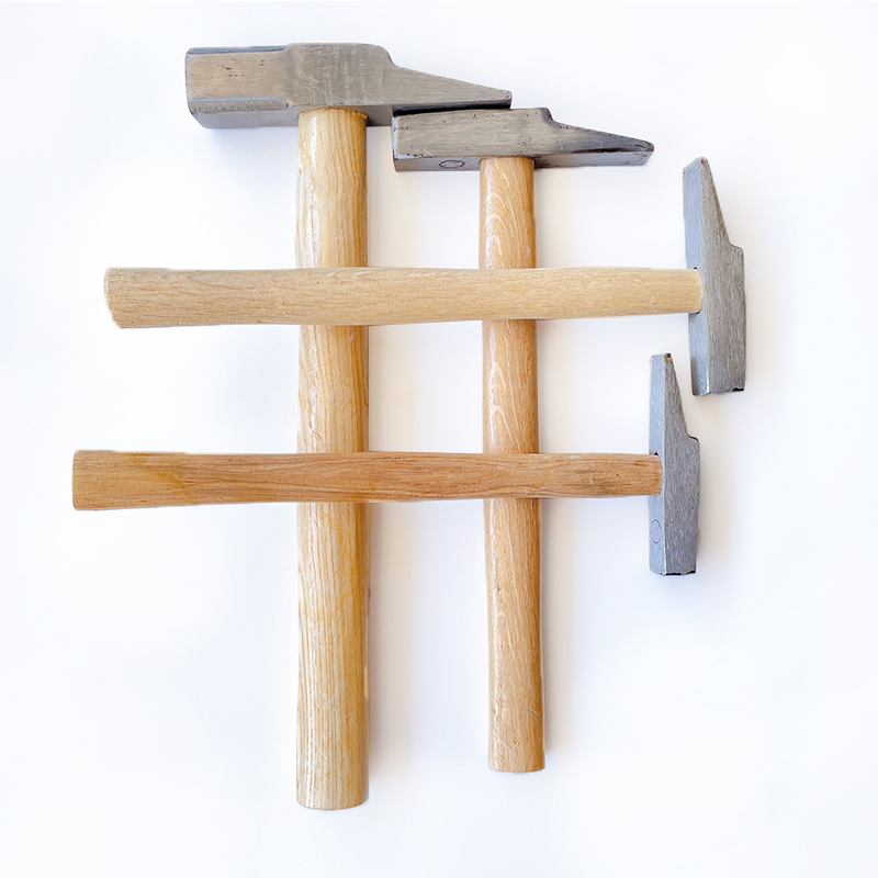 鸭嘴锤白铁锤尖扁锤钣金钳工锤铁榔头机修手锤子手动