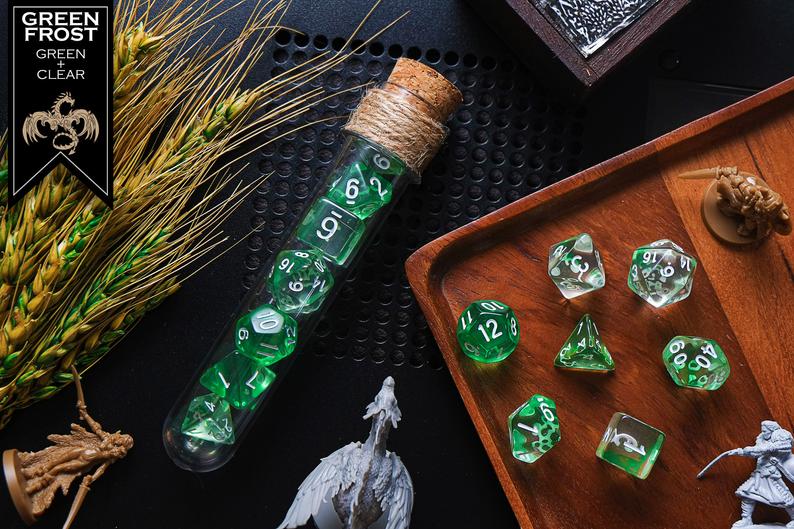 跑团骰子trpg奇幻药水瓶coc骰子克苏鲁的呼唤dnd龙与地下城跑团骰子7